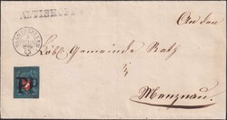 ALTISHOFEN (ab DAGMERSELLEN Aw.Nr.5444): 3.OCT.1850 (3.Verwendungstag ...