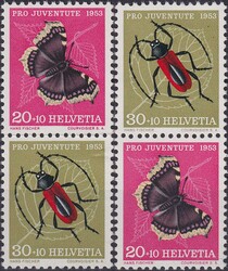 1953, Z40 + Z41 (aus Kehrdruckbogen) ungebraucht und postfrisch, Kat: ...