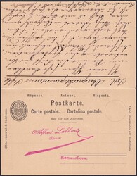 1903, Doppelkarte von ROMANSHORN nach Frauenfeld, sehr sauber - ...