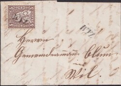 WYL (AG im Mettauertal) bei Laufenburg, zwei Briefe mit Nr.30 + 31 ...