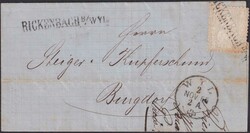 RICKENBACH bei WYL (SG) nach Burgdorf 1865 (2.NOV), gesuchter ...