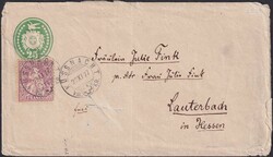 KÜSSNACHT (heutiges Küsnacht, ZH) 23.NOV.1877 nach Lauterbach in ...