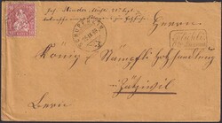 FLÜHLI über SCHÜPFHEIM 1869 (25.SEPT) nach Zäziwil (BE) mit ...