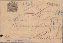 ZÜRICH (Aufgabe) nach Budapest (Ungarn) Nr.36.c auf seltener ...