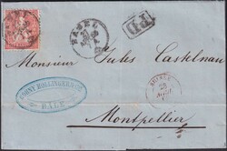 5655146: Schweiz Sitzende Helvetia gezähnt - Privatganzsachen