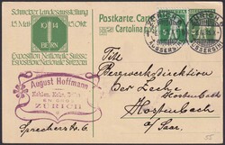 5655156: Schweiz Freimarken nach 1907 - Privatganzsachen