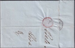 BASEL 1865 (27.JAN) nach Montpellier (FR) Nr.33 auf archivfrischem ...