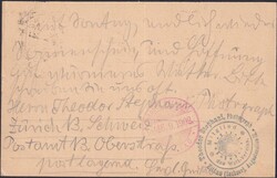 Zürich 1902 (14.SEPT) nach Jonsdorf (bei Zittau) 58B+59B sehr sauber ...