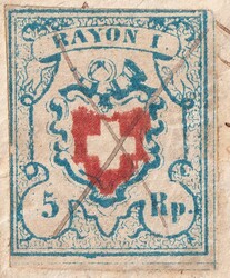 BÄTTERKINDEN 1851 nach Rüegsau, T.26 A2-U mit gutem Schnitt und ...