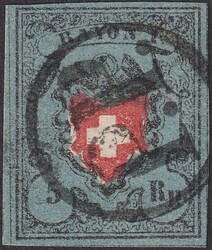 Type 21, 15II mit idealer Zentrums-Entwertung von AARAU: P.P. im ...