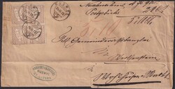 RUSWYL 1872 (28.FEB) nach Werthenstein (Wohlhausen/ Wolhusen Markt) ...