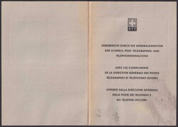 1941, Nr.252 im PTT-Heft mit Viererblock (Ersstag BERN: 21.MÄRZ ...