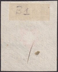 T.3 E-RO, Prachtstück (überrandig geschnitten) vierseitig mit ...