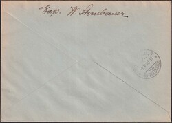 1940, Rotkreuzflug 25 (italienisch) mit B6 im Viererblock von ...