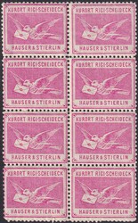 1880, XX (Brieftaube, leuchtendrosa, Rigi-Scheideck) ** postfrischer ...