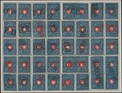 TYPENTABELLE 15II (Type 1 bis Type 40) Alle 40 Marken sind ...