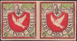 5650: Schweiz Kanton Basel - Bogenränder / Ecken