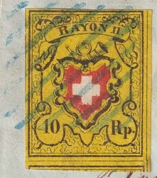 BREMGARTEN 1850 (24.OKT) nach Pfäffikon, Rayon II T.32 A1-U, ...