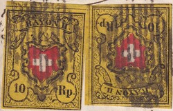 NEUCHÂTEL 1851 (23.DEZEMBER) nach Romainmotiers (rückseitig ...