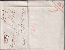 St.GALLEN 1804 nach BOLZEN (Südtirol, Italien), datiert 16.AUG, sehr ...