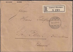 1927, EUGEN SEKULA-Brief (von LUZERN) nach St.Paul (Österreich) ...