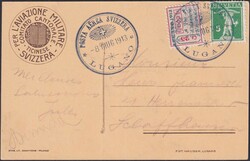 LUGANO, IX vom 8.JUNI.1913 nach Schaffhausen, erstklassige Karte mit ...