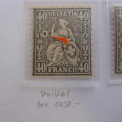 1862-1882, SITZENDE HELVETIA, erstklassige Sammlung mit vielen ...