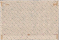 François Fournier-Fälschungsbogen zu 50 Marken (15II) mit gelbem ...