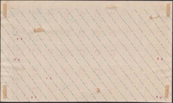 François Fournier-Fälschungsbogen zu 50 Marken (gelb, 16II ohne ...