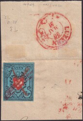 HINTEREGG bei ROMOOS (LU), 15II.e Type 3 A2-U mit breitrandigem ...