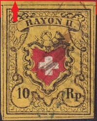 5655103: Rayon II, jaune, sans Croix face (Pierre B) - Sheet margins / corners