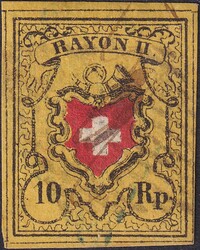 DREIFACH-ENTWERTUNG auf Rayon II: T.4 B-RU: Tinte im Zentrum und oben ...