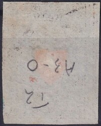 Type 2 A3-O, 15II mit Tinten-Entwertung, gut geschnitten (rechts ...