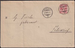 MONTHEY VS (Commandement de payer) 3.APR.1902 nach Fehraltorf. ...