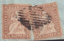 ARLESHEIM über REINACH (5.Postkreis) nach LIESTALL (rückseitig mit ...