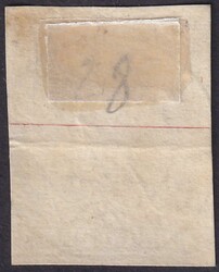 BELLELAY, 23C (23B3) mit blauem Vollstempel vom 15.AOUT.1857, trotz ...