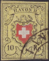 LANDERON (NE) auf Rayon II: T.16 E-RU, 16II.1.10 (dünnes Papier) mit ...
