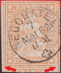 5655137: Strubel 4. Berner Druck - Sheet margins / corners