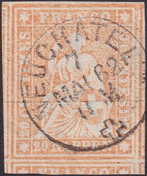 AUTOBAHN-RÄNDER auf 25G (25B4.V.b) mit zentrischem "NEUCHATEL" ...