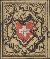 5655101: Rayon II, gelb, ohne Kreuzeinfassung (STEIN A 2) - Bogenränder / Ecken