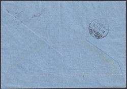 1918, J11 (2x) von BADEN (AG) nach BASEL, Wäppli: Genfer Adler, sehr ...