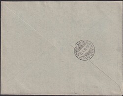 1918, J10+J11 auf Luxus-Express-Brief von BERN (Briefaufg.) nach ...
