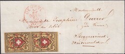 GENEVE 1850 (25.DECE) nach Beggenried (Beckenried, Unterwalden) auf ...