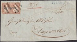 ETTISWYL 1855 (16.März) nach DAGMERSELLEN, 22B (22B1) als Paar auf ...