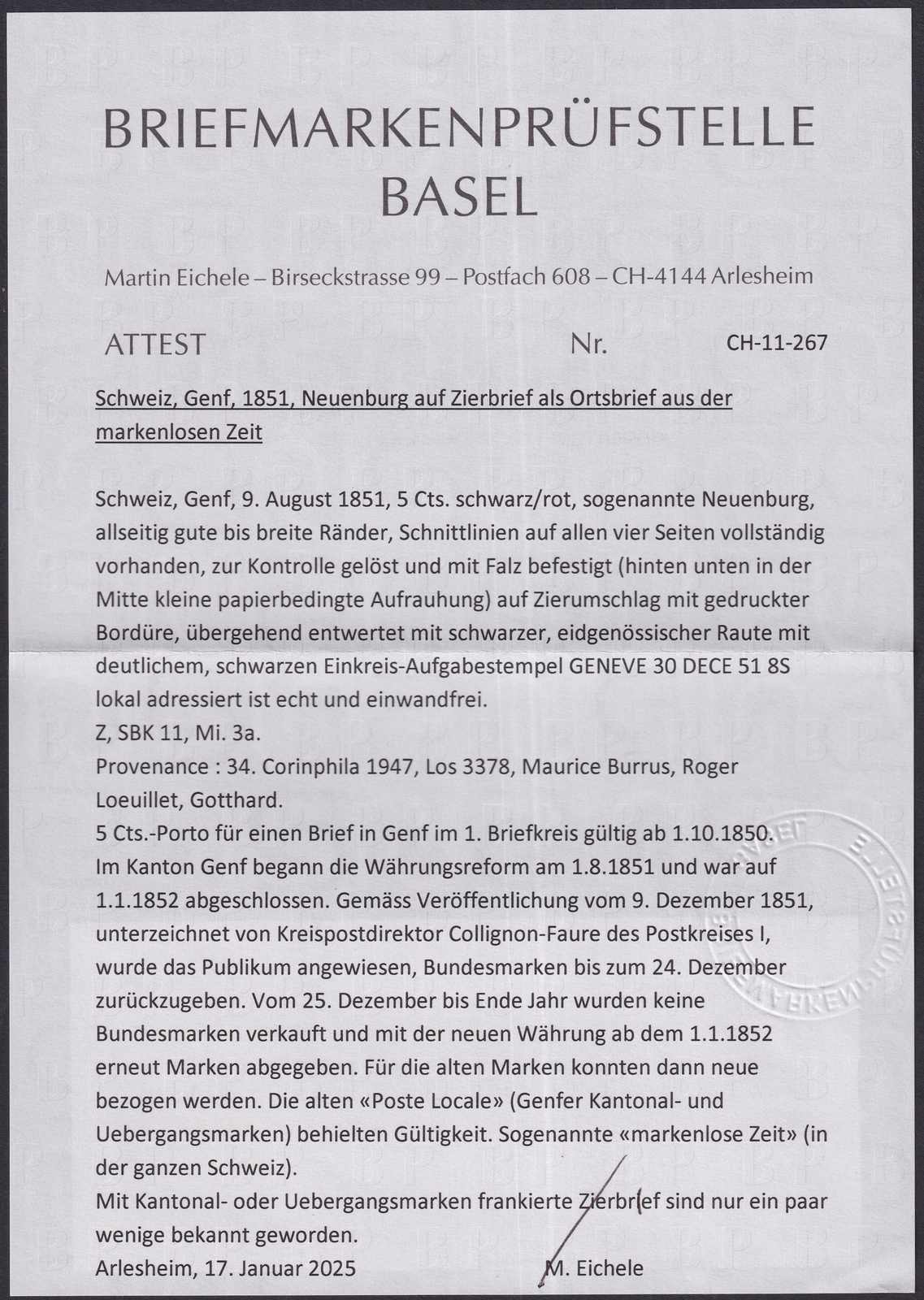 Image 3 for lot number 179 for 10th Schwarzentruber Auction