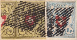 HALBIERUNG / BURON LU, BOTENWEIBELBRIEF with extremely attractive ...