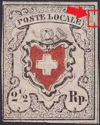Type 23, ungebrauchte 14I (Poste Locale) 14I.2.03 (rechte ...