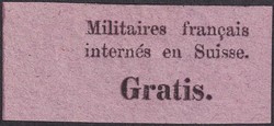 5655160: Switzerland Free Postage for the Red Cross
