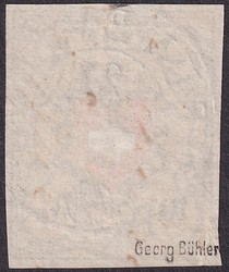 TABAK-RAYONMARKE mit Rundstempel: T.15 A1-U, HELL-TABAK, ORANGEGELB ...