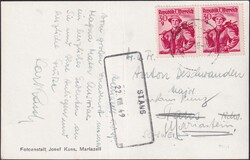 Nidwalden, STANS 1949 auf Karte von Österreich, sauber bei der ...